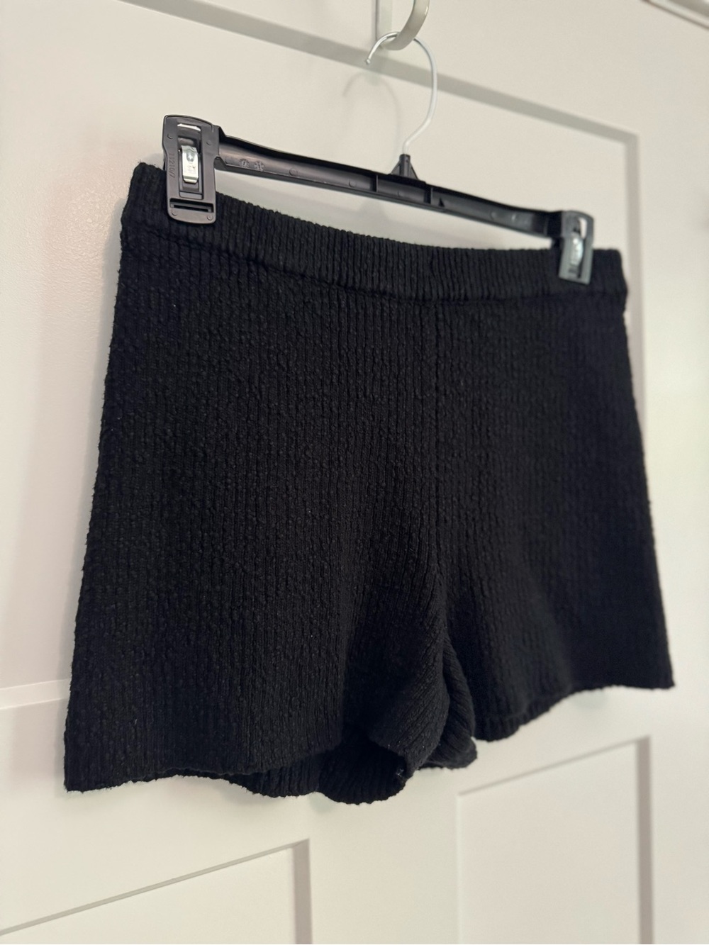 Free People Beach knit black shorts